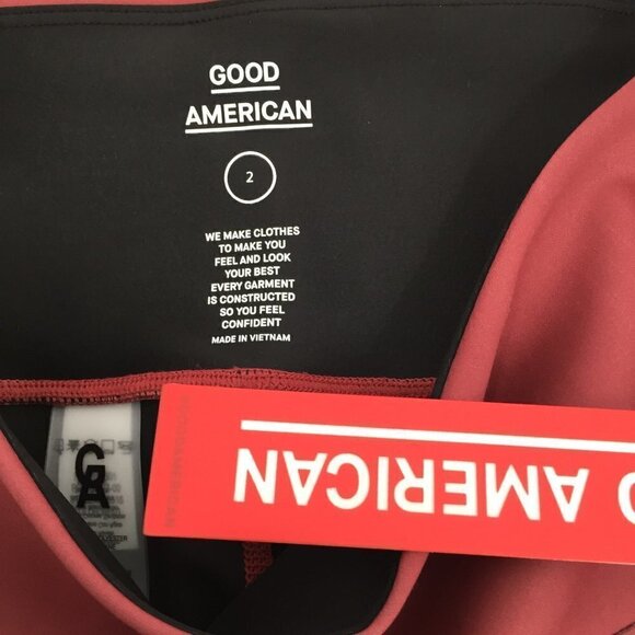 Good American Wild Hibiscus leggings ombre animal print cheetah active new 2 M - Picture 6 of 6